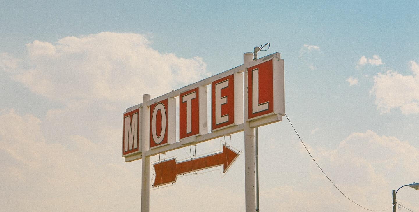 Photo of motel sign