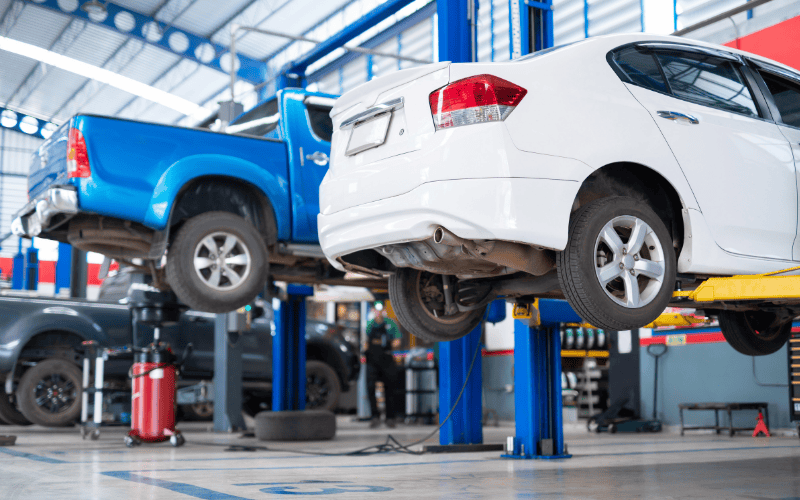 Photo of auto workshop