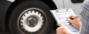 Photo of car inspection