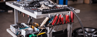 Photo of mechanic workshop