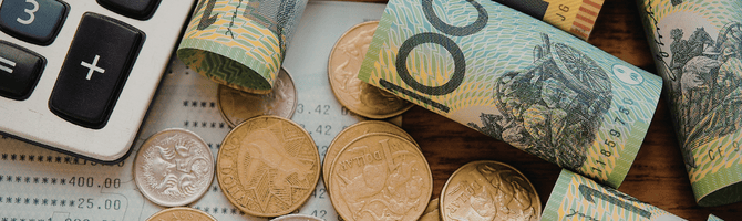 Photo of Australian currency