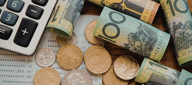 Photo of Australian currency