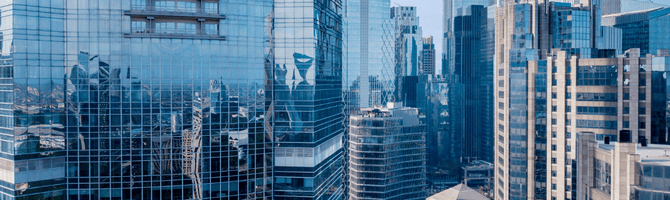Photo of office buildings