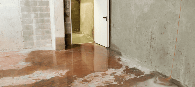 Photo of water damage