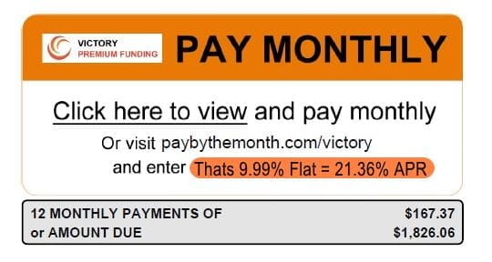 Elantis funding example, 9.6% flat